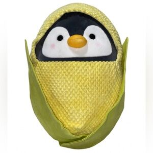 Takashoji Yellow Penguin In Corn Costume Plush NWOT